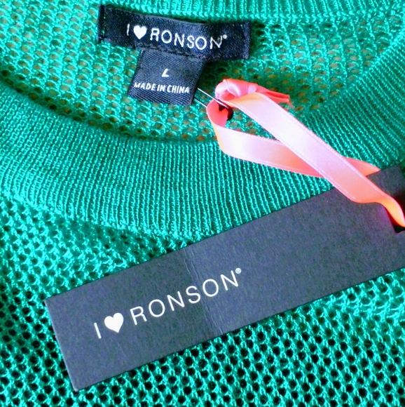 NWT I🖤Ronson Mesh Knit Top - Picture 13 of 13
